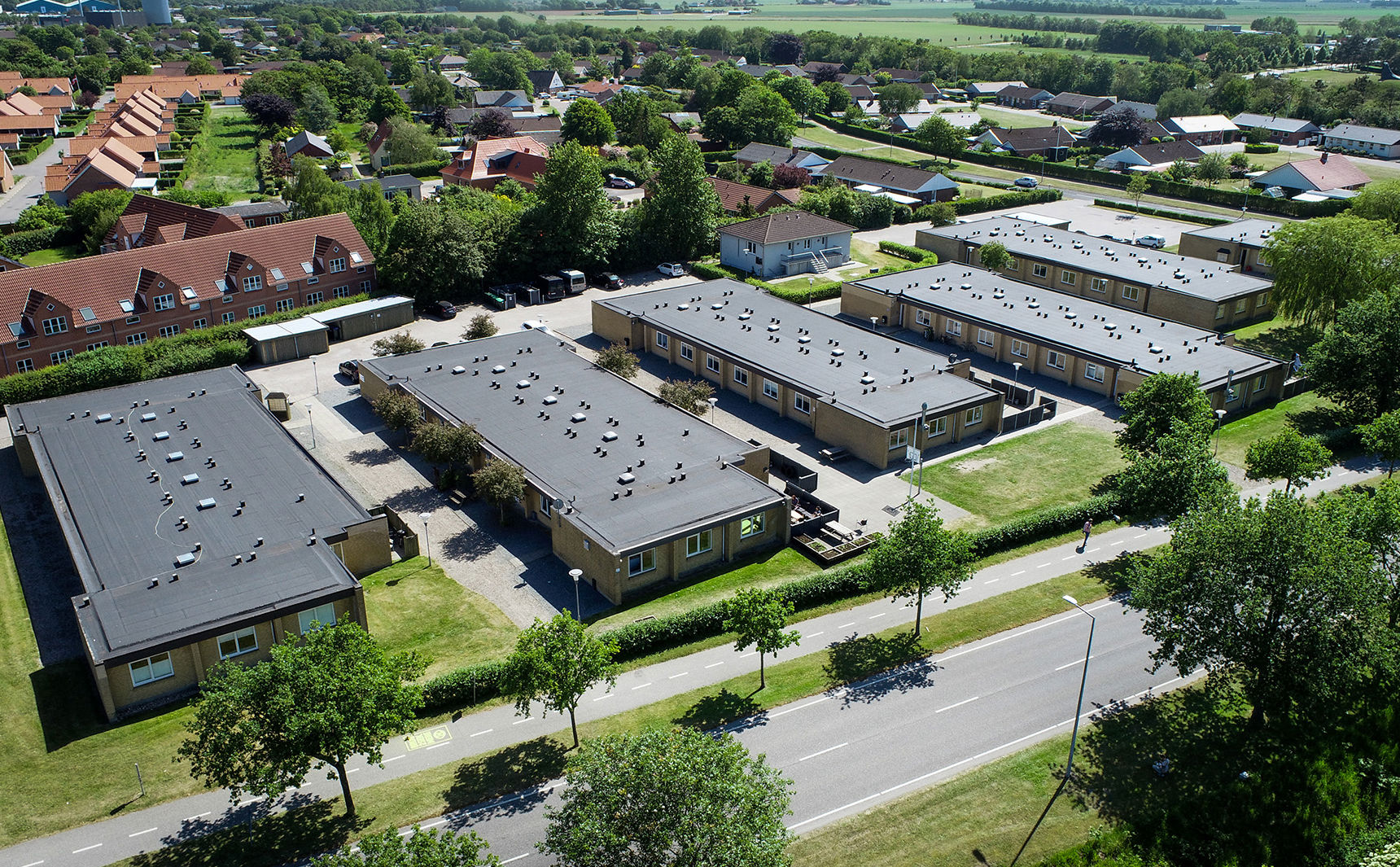 Børnecenter Tønder set fra luften