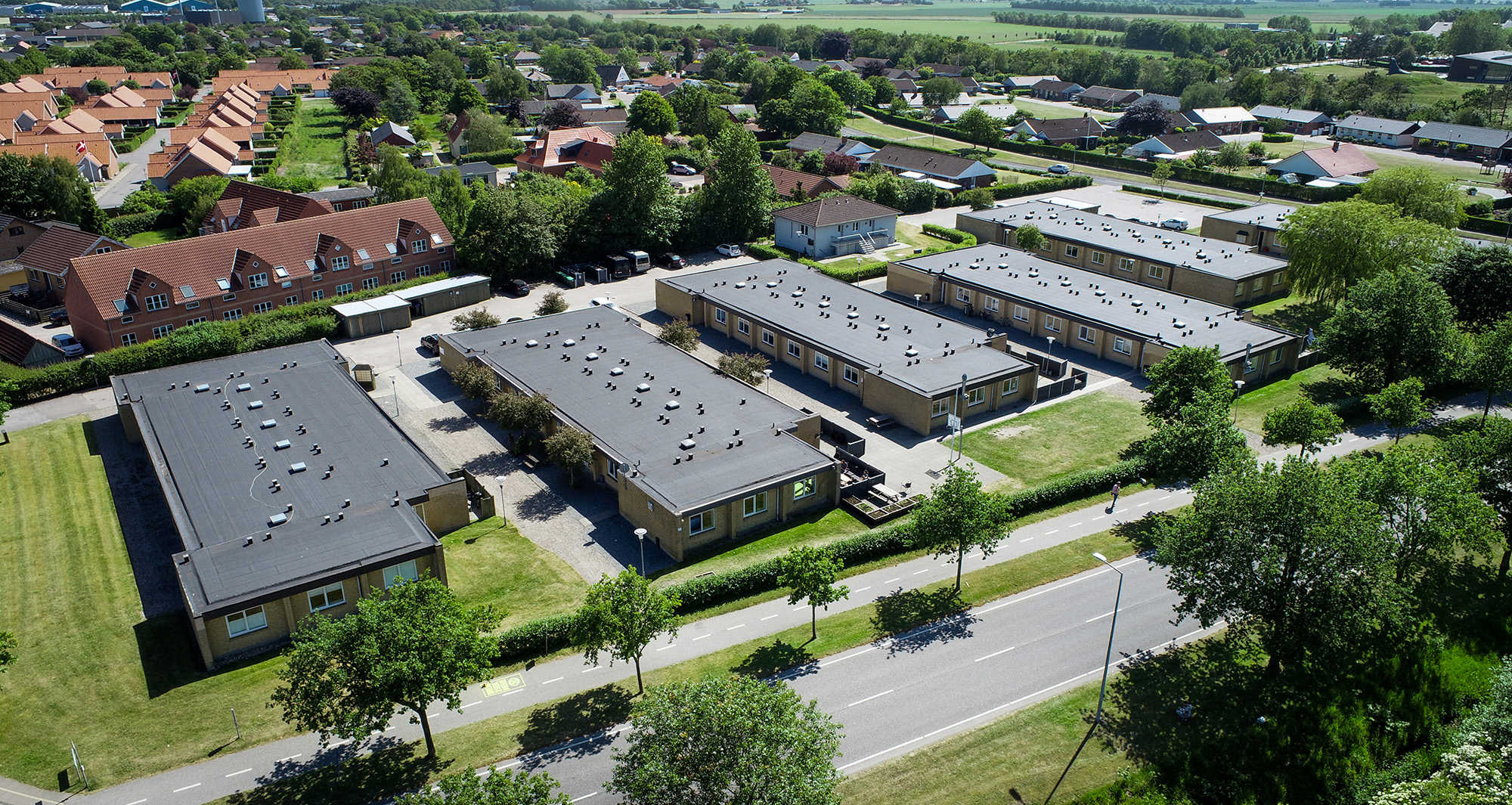 Børnecenter Tønder set fra luften